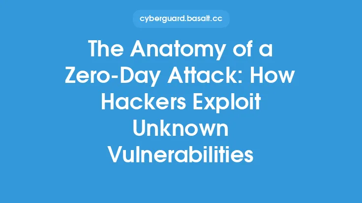The Anatomy of a Zero-Day Attack: How Hackers Exploit Unknown Vulnerabilities Thumbnail