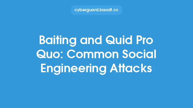 Baiting and Quid Pro Quo: Common Social Engineering Attacks Thumbnail