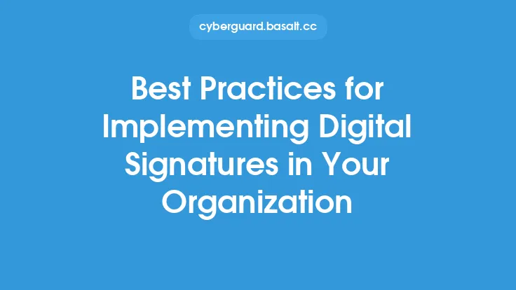 Best Practices for Implementing Digital Signatures in Your Organization Thumbnail