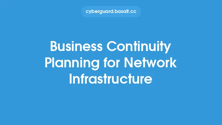Business Continuity Planning for Network Infrastructure Thumbnail
