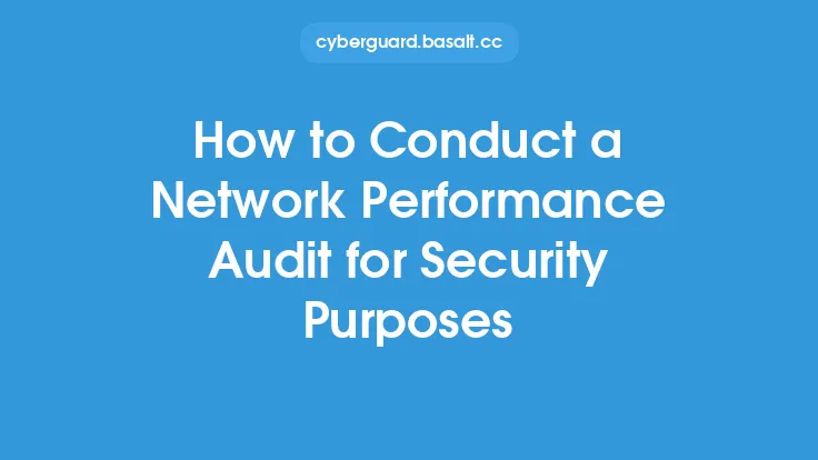 How to Conduct a Network Performance Audit for Security Purposes Thumbnail