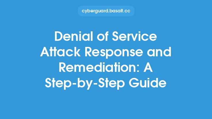 Denial of Service Attack Response and Remediation: A Step-by-Step Guide Thumbnail