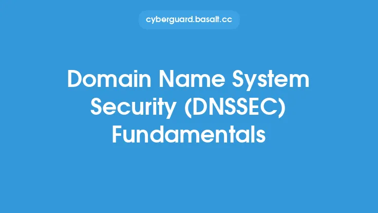 Domain Name System Security (DNSSEC) Fundamentals Thumbnail