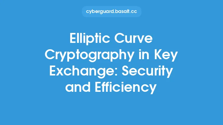 Elliptic Curve Cryptography in Key Exchange: Security and Efficiency Thumbnail
