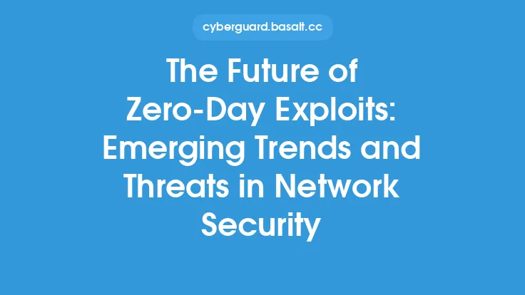 The Future of Zero-Day Exploits: Emerging Trends and Threats in Network Security Thumbnail