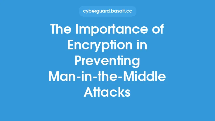 The Importance of Encryption in Preventing Man-in-the-Middle Attacks Thumbnail