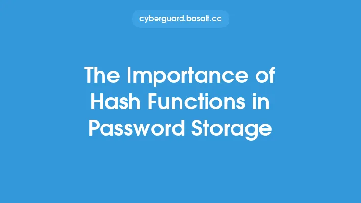 The Importance of Hash Functions in Password Storage Thumbnail