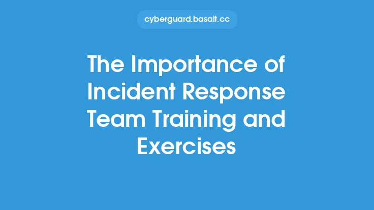 The Importance of Incident Response Team Training and Exercises Thumbnail