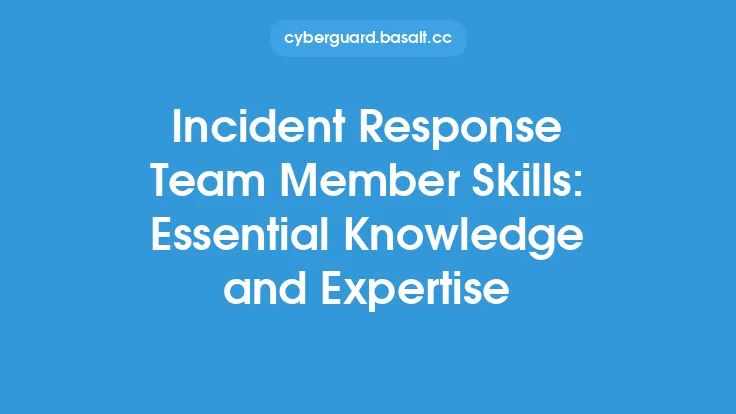 Incident Response Team Member Skills: Essential Knowledge and Expertise Thumbnail