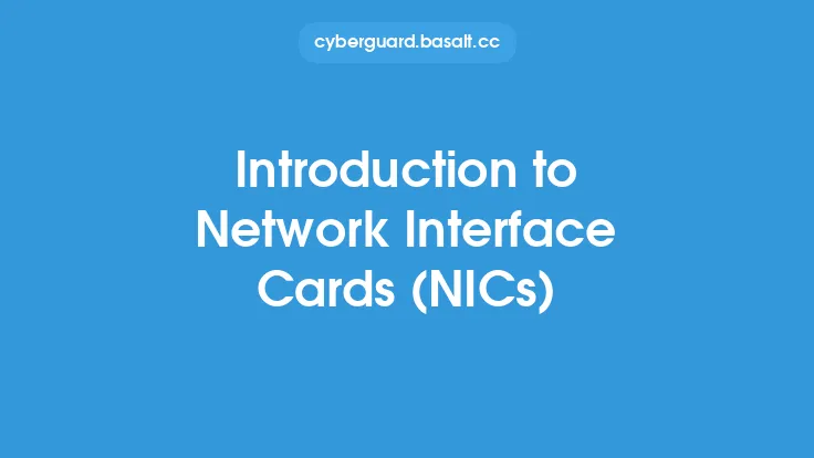 Introduction to Network Interface Cards (NICs) Thumbnail