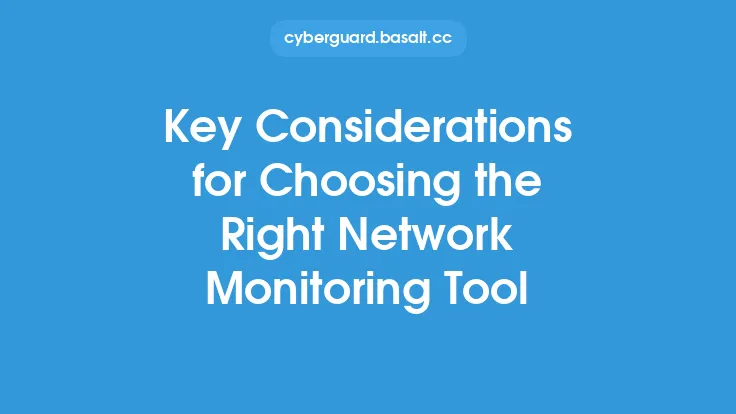 Key Considerations for Choosing the Right Network Monitoring Tool Thumbnail