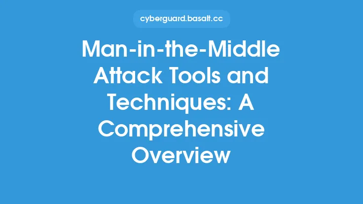 Man-in-the-Middle Attack Tools and Techniques: A Comprehensive Overview Thumbnail