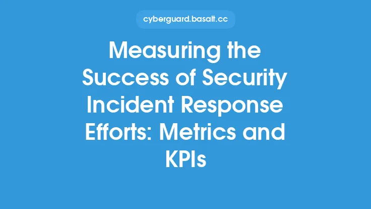 Measuring the Success of Security Incident Response Efforts: Metrics and KPIs Thumbnail
