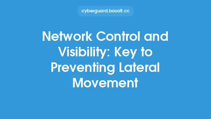 Network Control and Visibility: Key to Preventing Lateral Movement Thumbnail