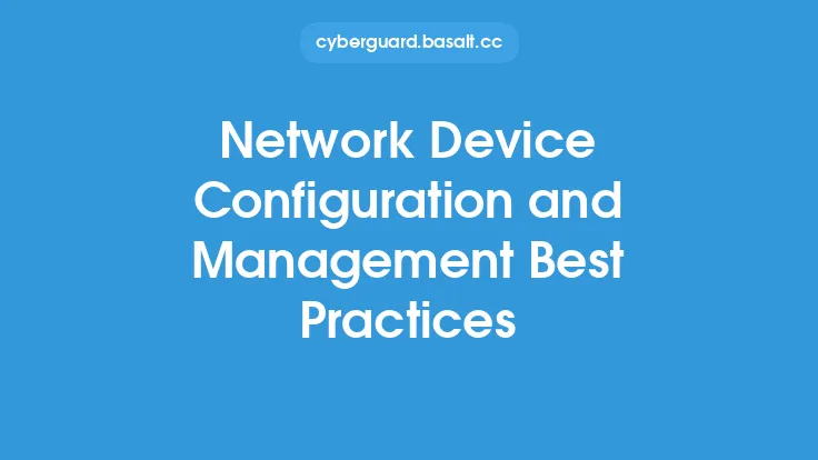Network Device Configuration and Management Best Practices Thumbnail