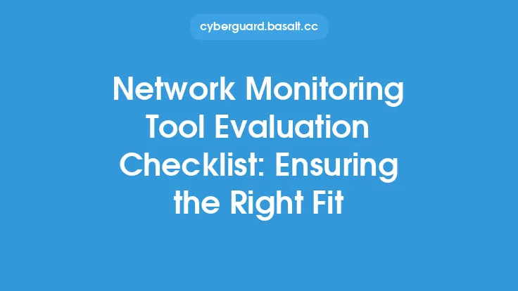 Network Monitoring Tool Evaluation Checklist: Ensuring the Right Fit Thumbnail