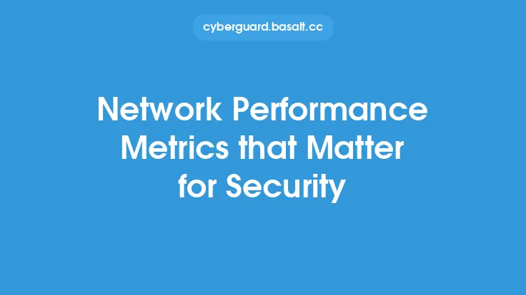 Network Performance Metrics that Matter for Security Thumbnail