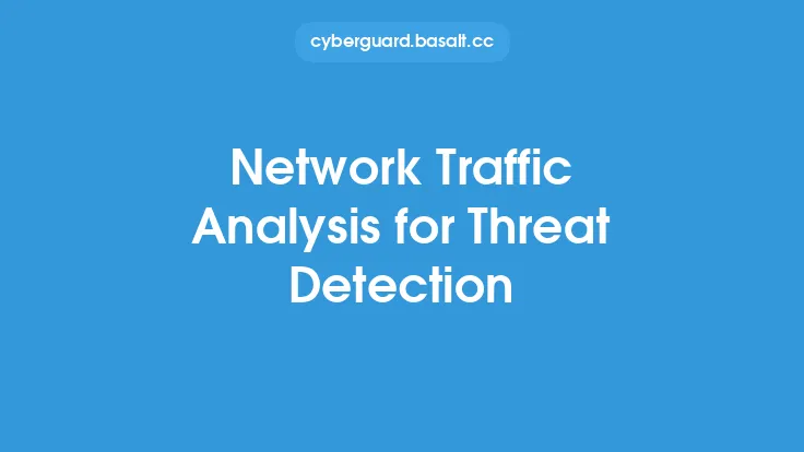 Network Traffic Analysis for Threat Detection Thumbnail