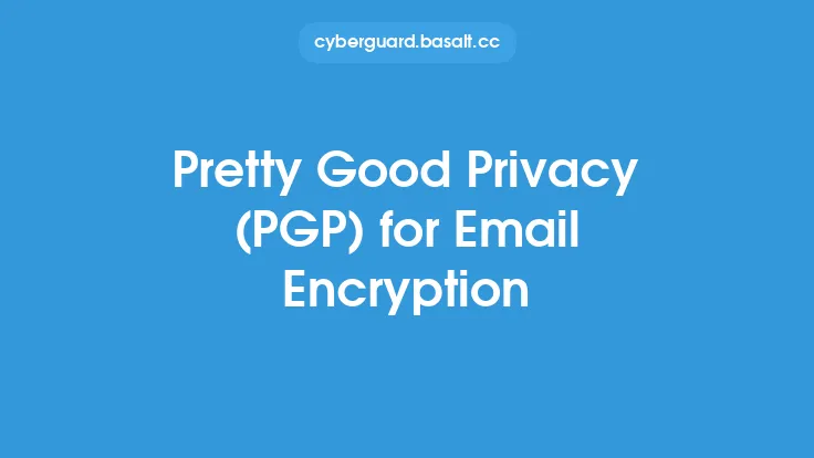 Pretty Good Privacy (PGP) for Email Encryption Thumbnail
