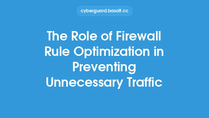 The Role of Firewall Rule Optimization in Preventing Unnecessary Traffic Thumbnail