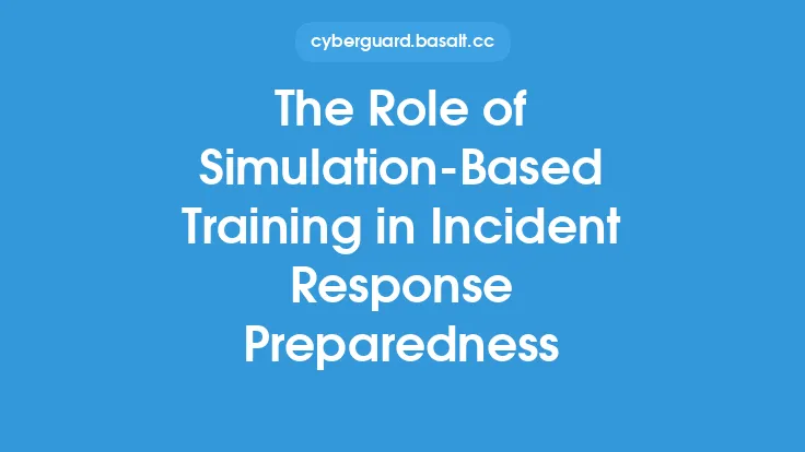 The Role of Simulation-Based Training in Incident Response Preparedness Thumbnail