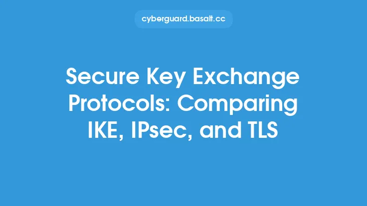 Secure Key Exchange Protocols: Comparing IKE, IPsec, and TLS Thumbnail