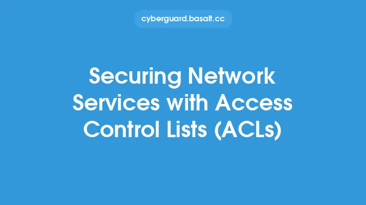 Securing Network Services with Access Control Lists (ACLs) Thumbnail