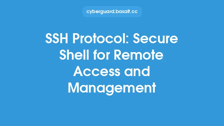 SSH Protocol: Secure Shell for Remote Access and Management Thumbnail