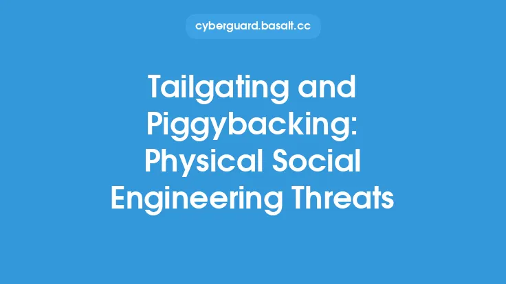 Tailgating and Piggybacking: Physical Social Engineering Threats Thumbnail