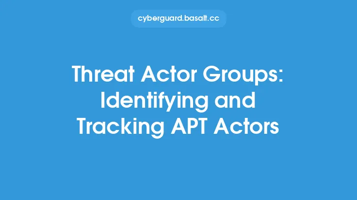 Threat Actor Groups: Identifying and Tracking APT Actors Thumbnail
