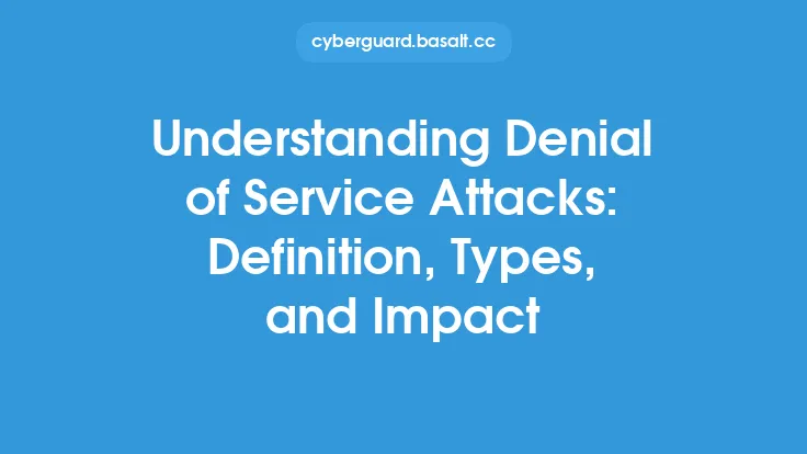Understanding Denial of Service Attacks: Definition, Types, and Impact Thumbnail