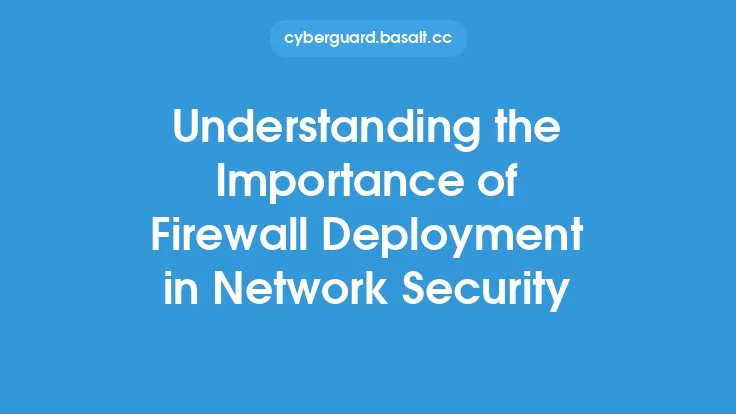 Understanding the Importance of Firewall Deployment in Network Security Thumbnail